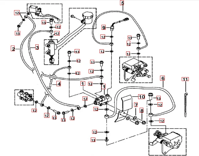 Bremsanlage hinten Bremsanlage hinten