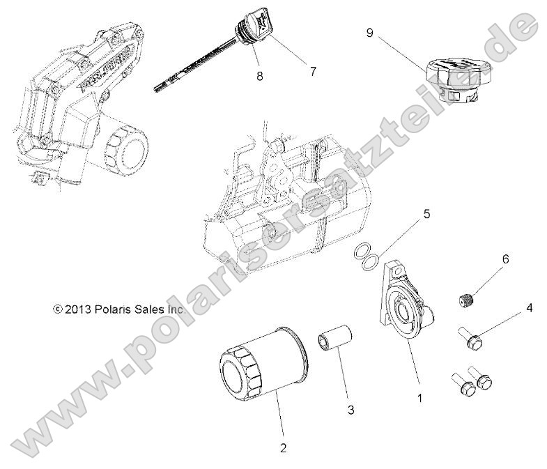 Engine, Oil Filter and Dipstick Engine, Oil Filter and Dipstick