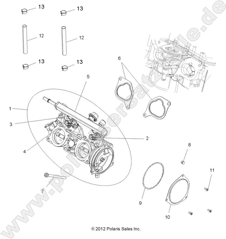 ENGINE, THROTTLE BODY ENGINE, THROTTLE BODY