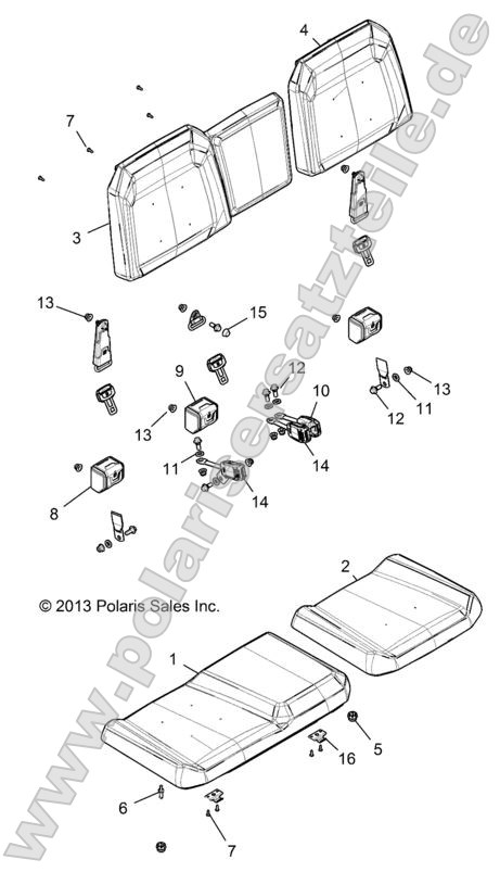Body, Seat, Slider Body, Seat, Slider