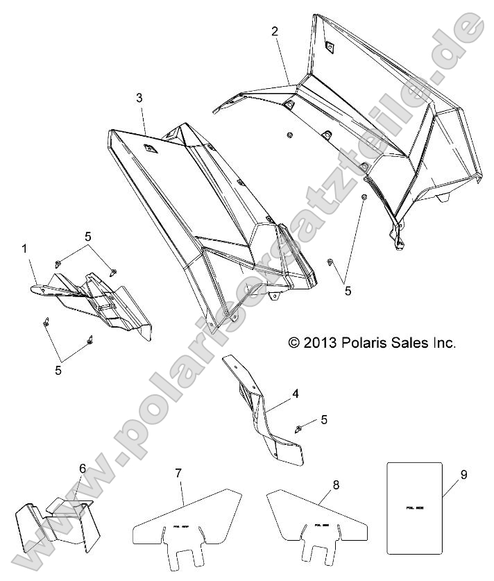 Body, Rear Cab Body, Rear Cab