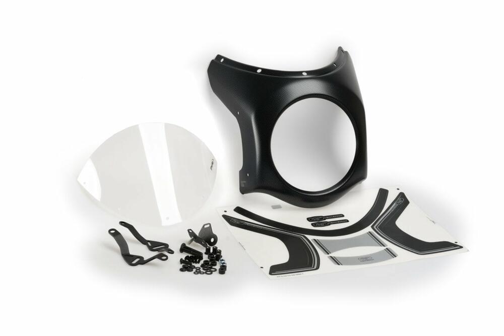 PUIG LAMPENVERKLEIDUNG C/CARBO DIAM.195MM C/TRANSP - 9515W