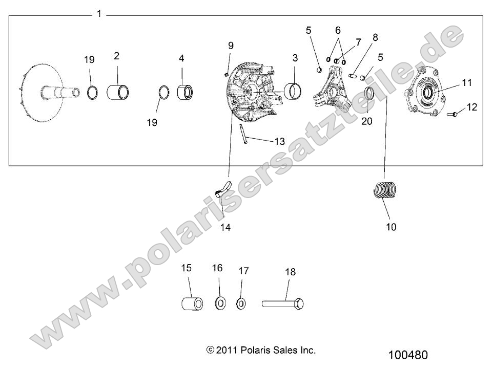 Drive Train, Primary Clutch