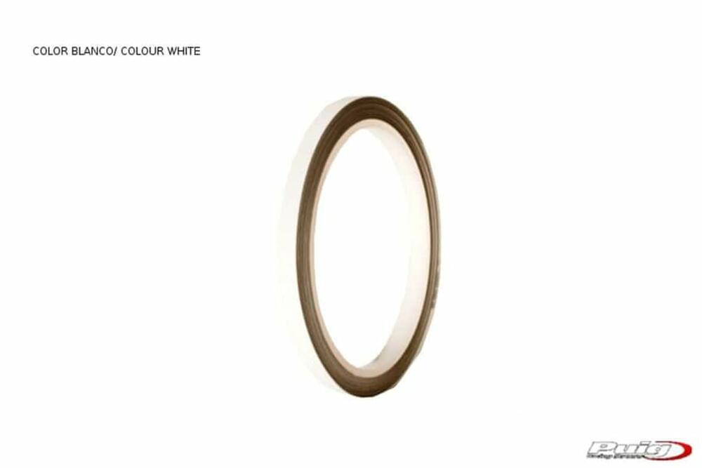 PUIG STREIFEN 6 METER WEISS FLUORESZIEREND - 2568B