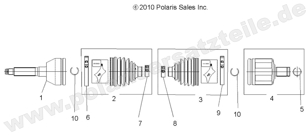 DRIVE TRAIN, FRONT DRIVE SHAFT