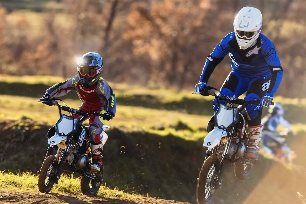 YCF Pitbike Lite 88 S blau-weiß - 2025