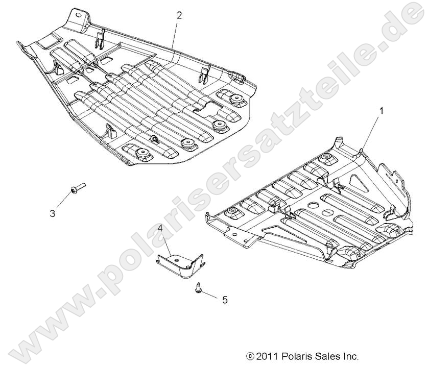 BODY, SKID PLATES BODY, SKID PLATES