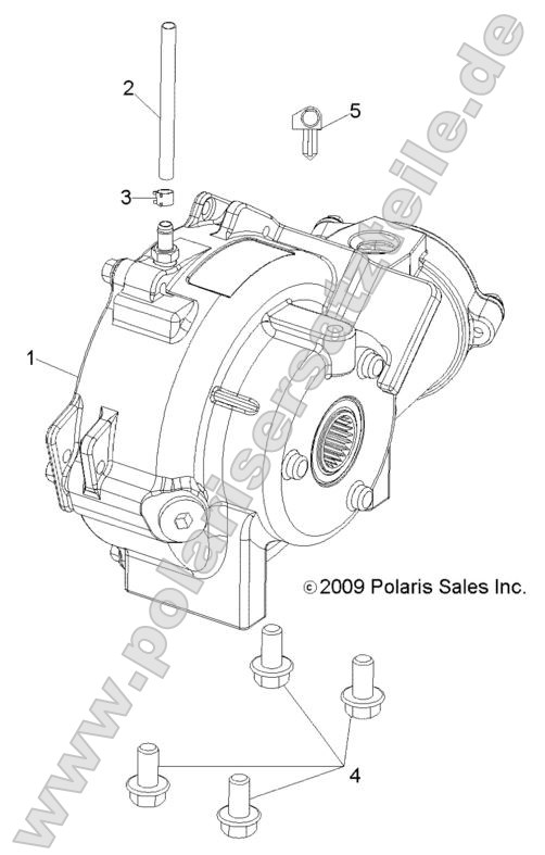 Drive Train, Front Gearcase Mounting