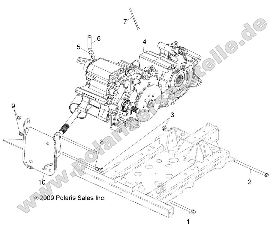 Drive Train, Main Gearcase Mounting