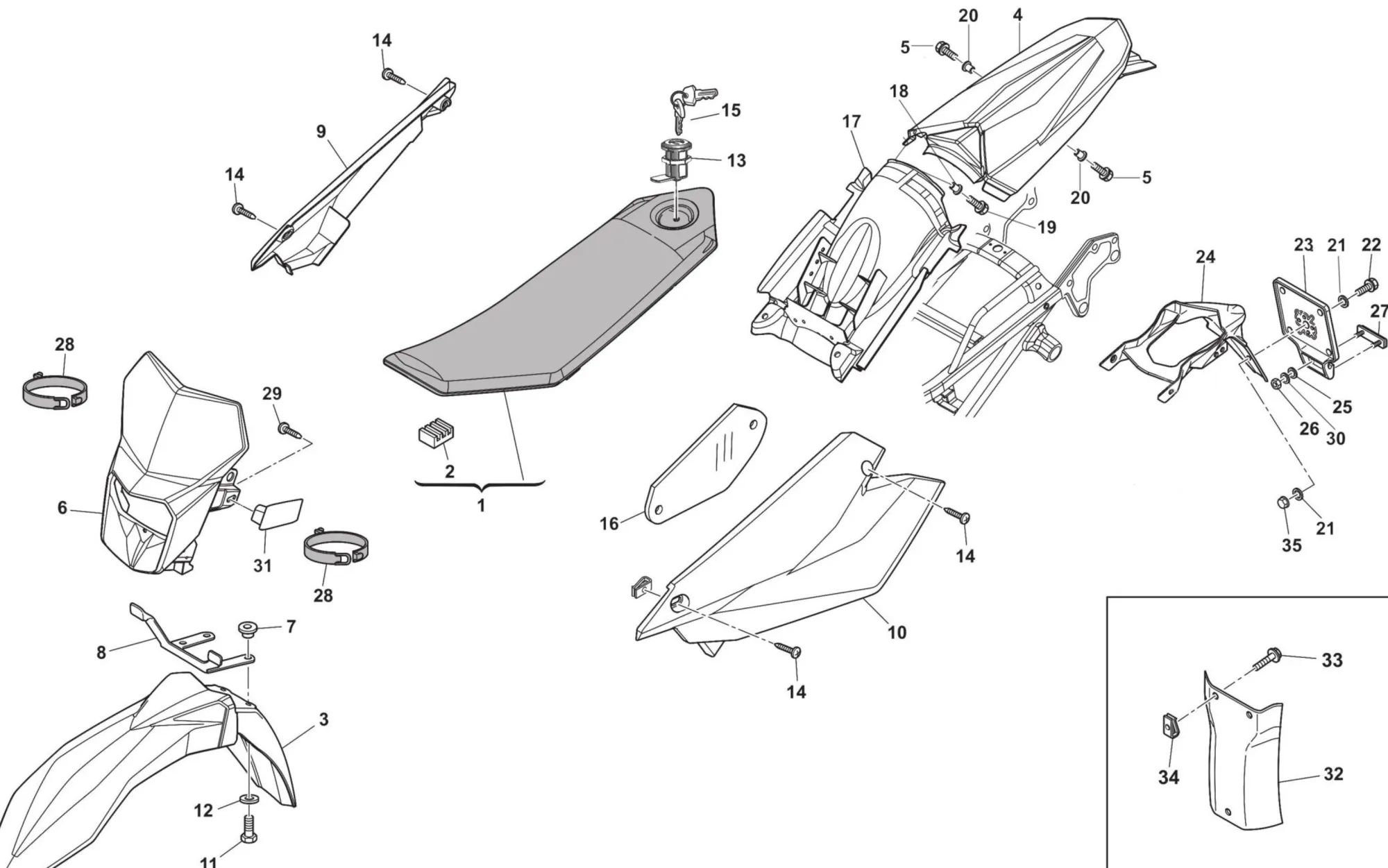 Verkleidung - Sitzbank Verkleidung - Sitzbank