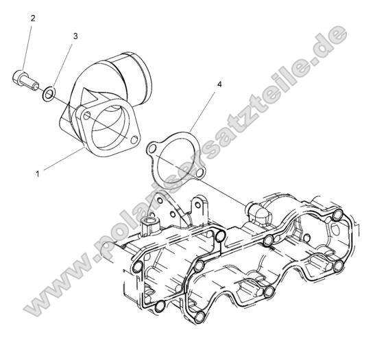 Engine, Inlet Elbow Engine, Inlet Elbow