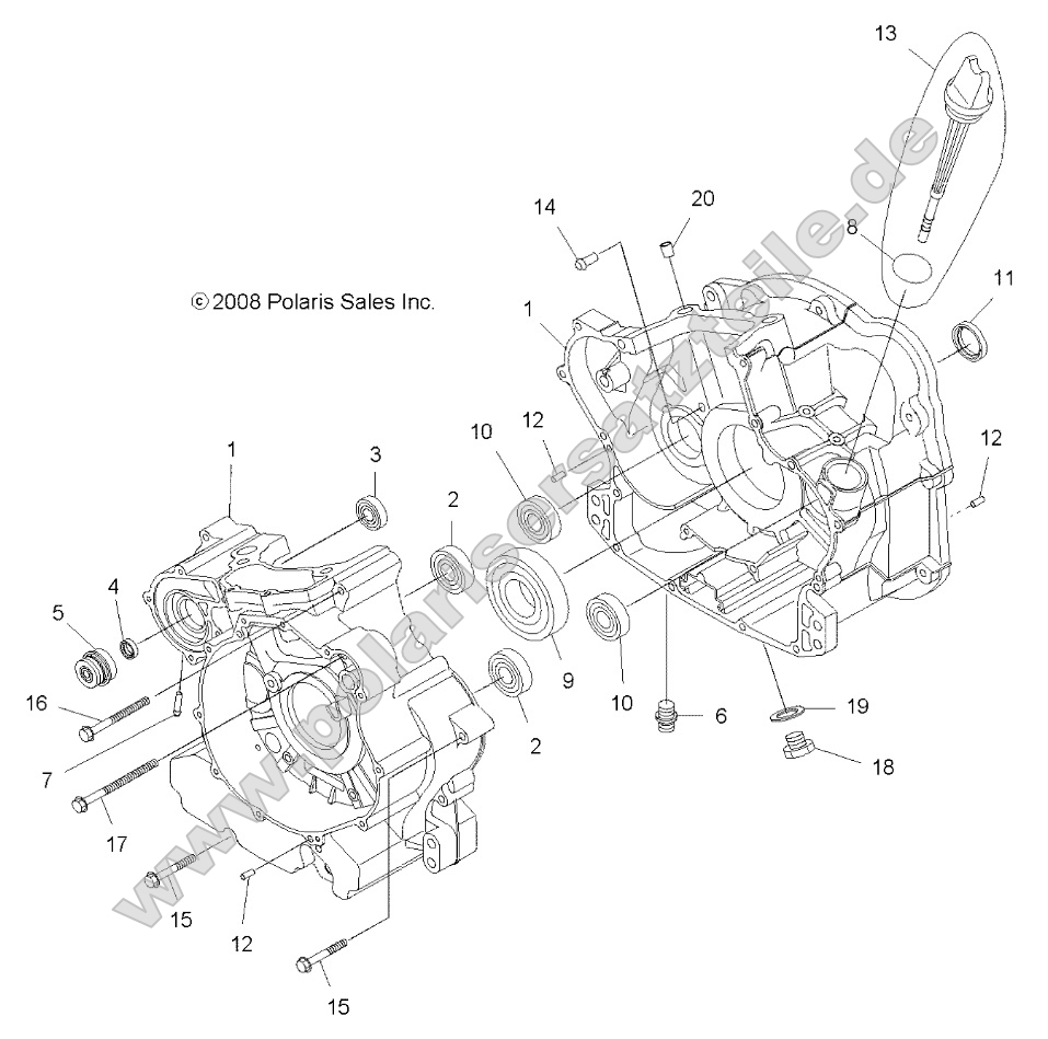 Engine, Crankcase Engine, Crankcase