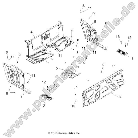Body, Rear Floor and Fenders