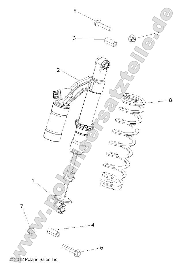 Suspension, Shock, Rear, Mounting Suspension, Shock, Rear, Mounting