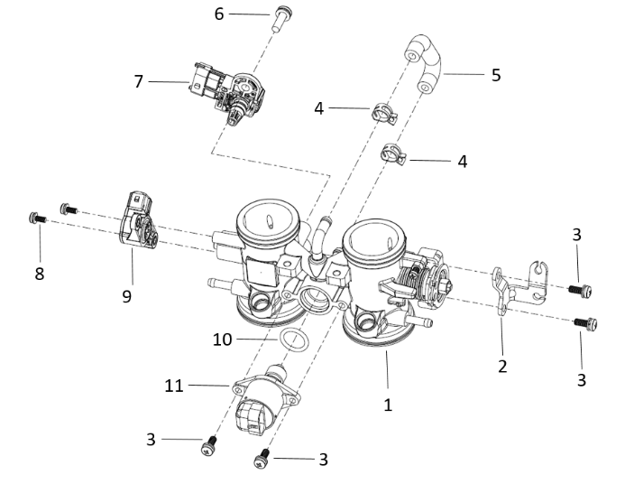 Drosselklappe Drosselklappe