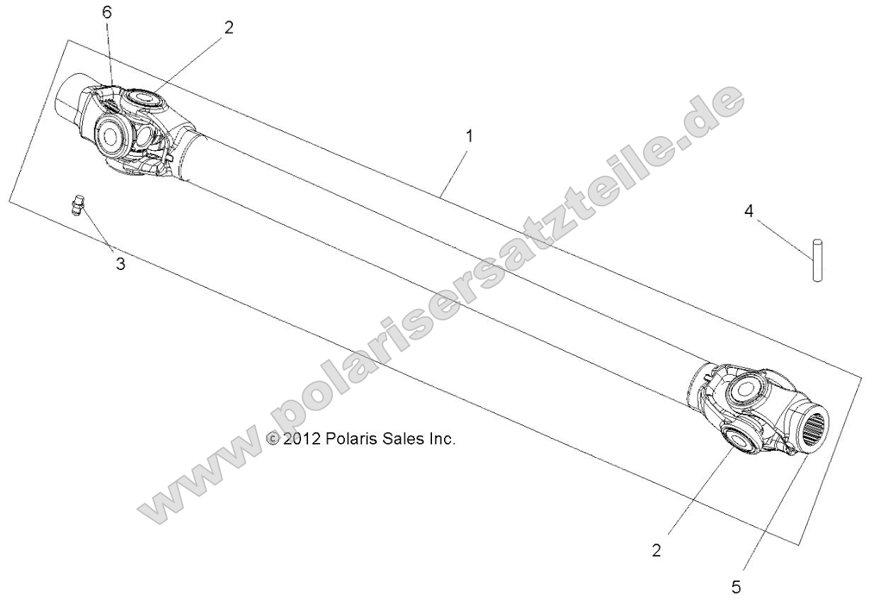 Drive Train, Prop Shaft, Front Drive Train, Prop Shaft, Front