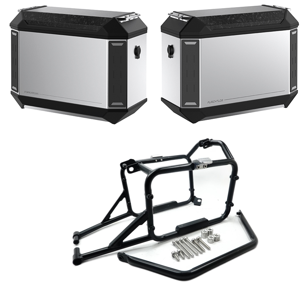 Furchtlos RANGER Seitenkofferträger inkl. ADV Seitenkoffer Set - Triumph Tiger 1200 GT Explorer 2022-24 Furchtlos RANGER Seitenkofferträger inkl. ADV Seitenkoffer Set - Triumph Tiger 1200 GT Explorer 2022-24