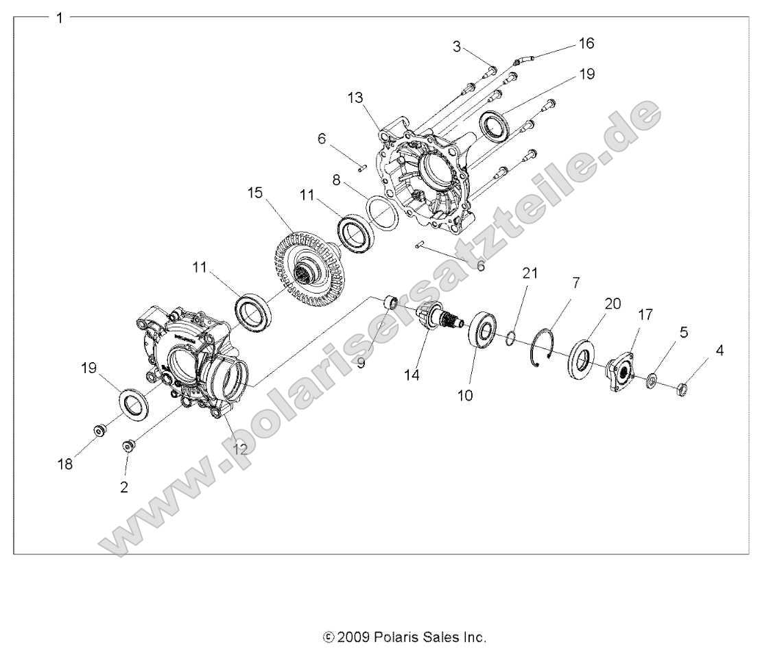 Drive Train, Rear Gearcase Internals