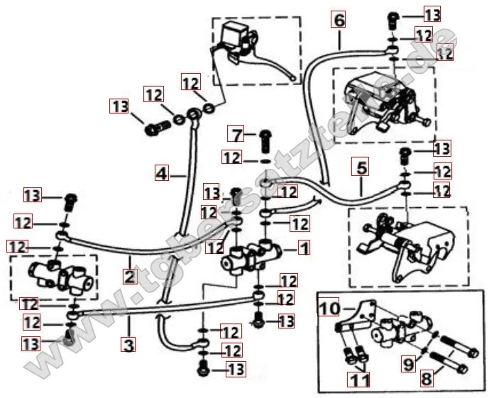 Bremsanlage hinten Bremsanlage hinten