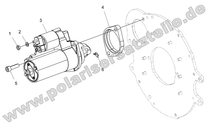 Engine, Starter Motor Engine, Starter Motor