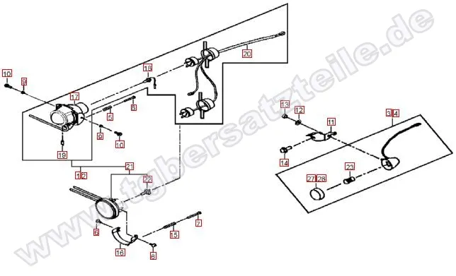 Scheinwerfer-Blinker vorne