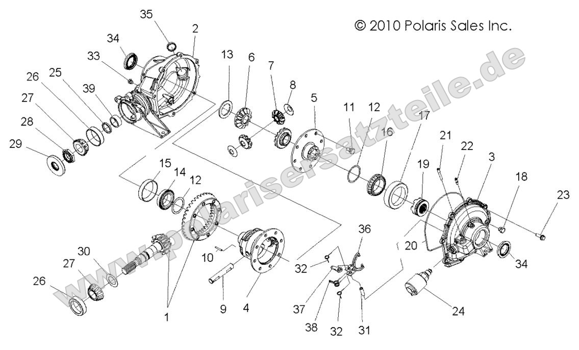 Drive Train, Rear Gearcase