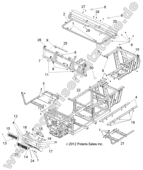 CHASSIS, FRAME and FRONT BUMPER