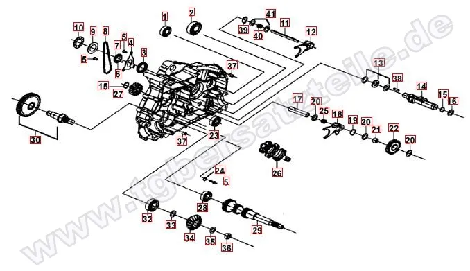 Motorgehäuse links (2)