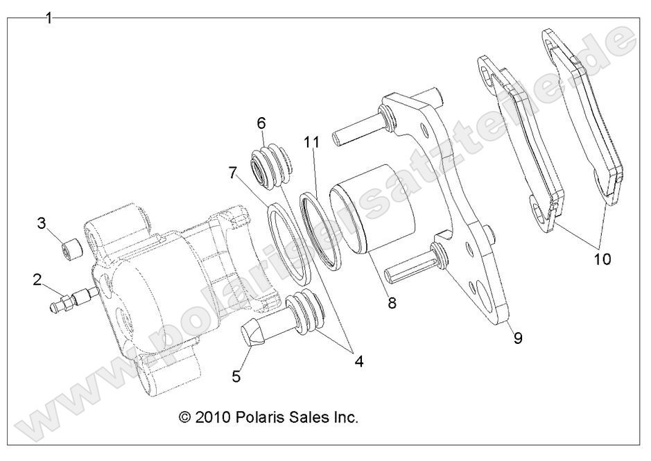 BRAKES, FRONT CALIPER
