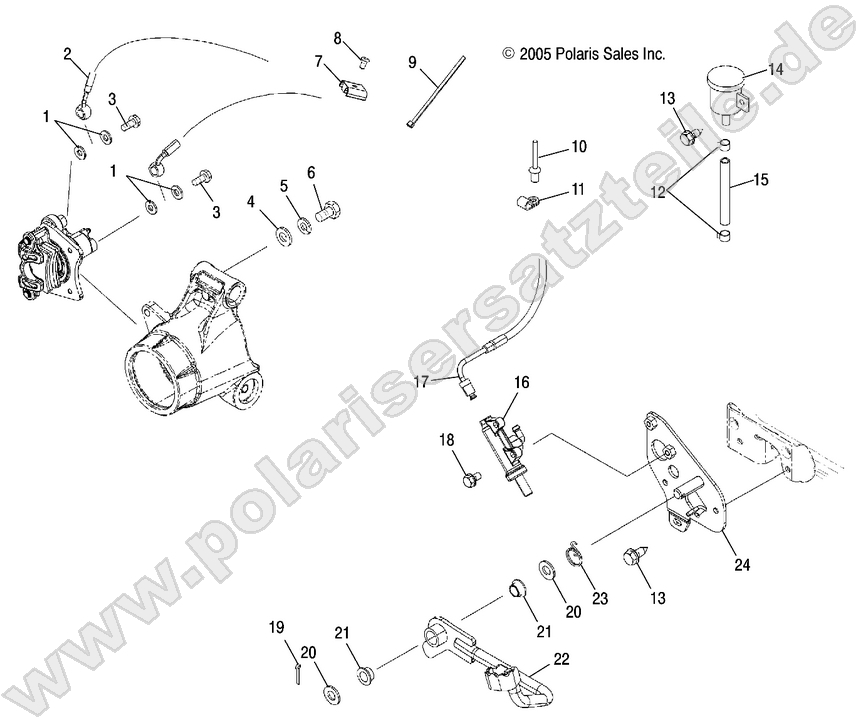 MASTER CYLINDER, REAR and FOOT PEDAL MASTER CYLINDER, REAR and FOOT PEDAL