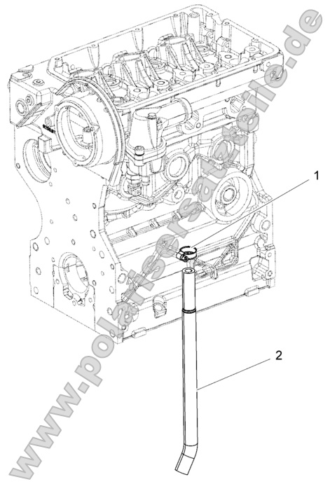 Engine, Water Blow by Hose Engine, Water Blow by Hose