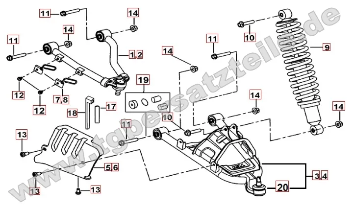 Federbein vorne Federbein vorne