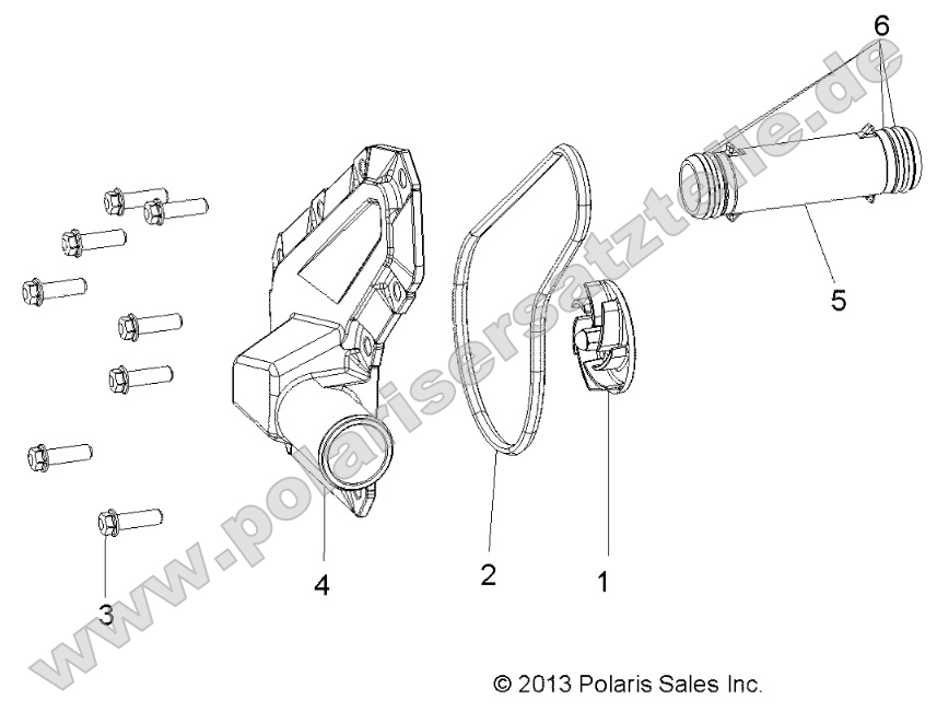 Engine, Waterpump Impeller and Cover Engine, Waterpump Impeller and Cover