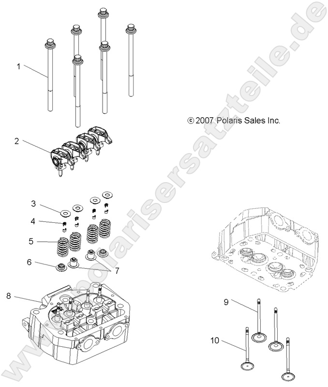 ENGINE, VALVES ENGINE, VALVES