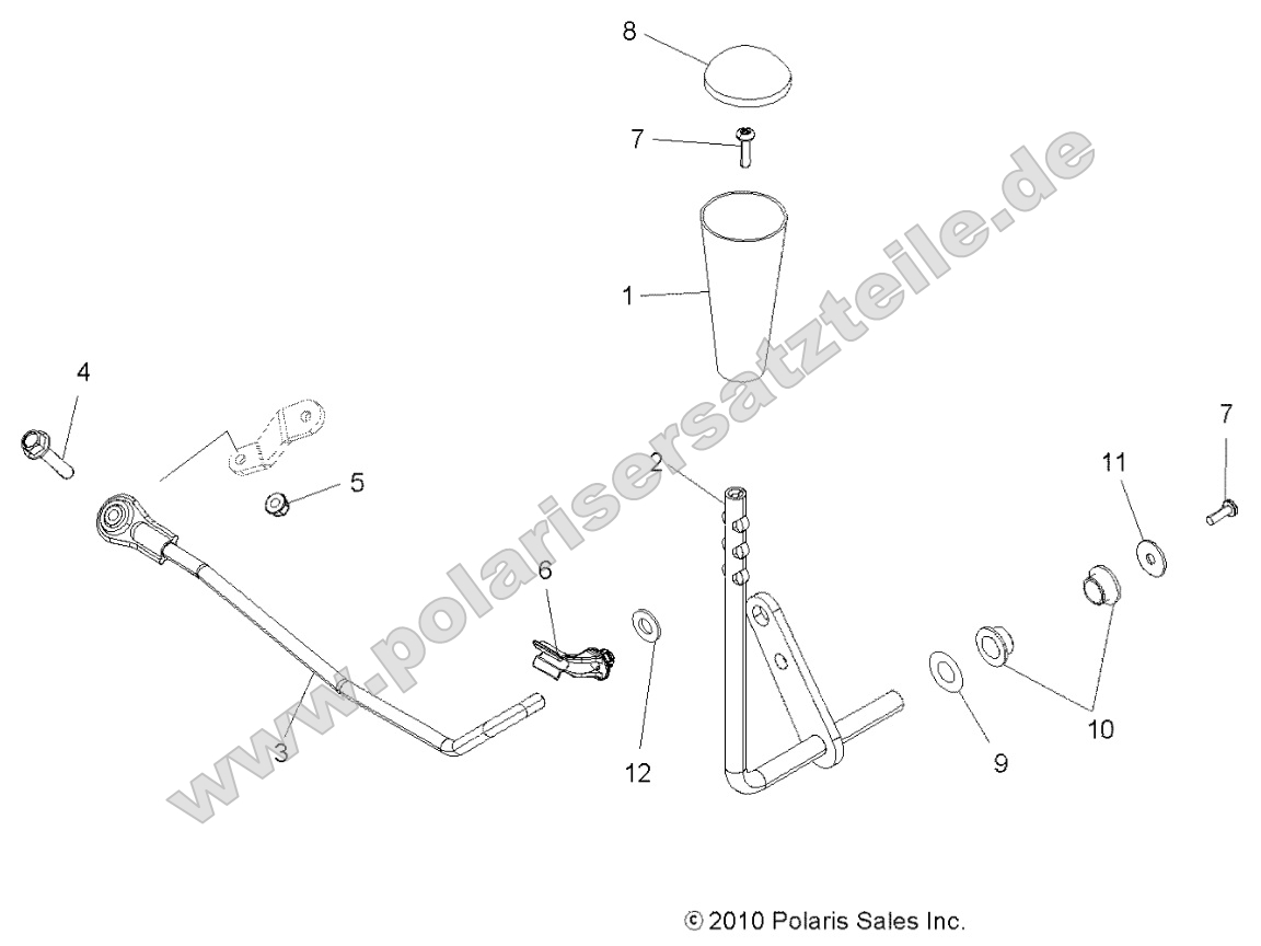 Drive Train, Gear Selector Drive Train, Gear Selector