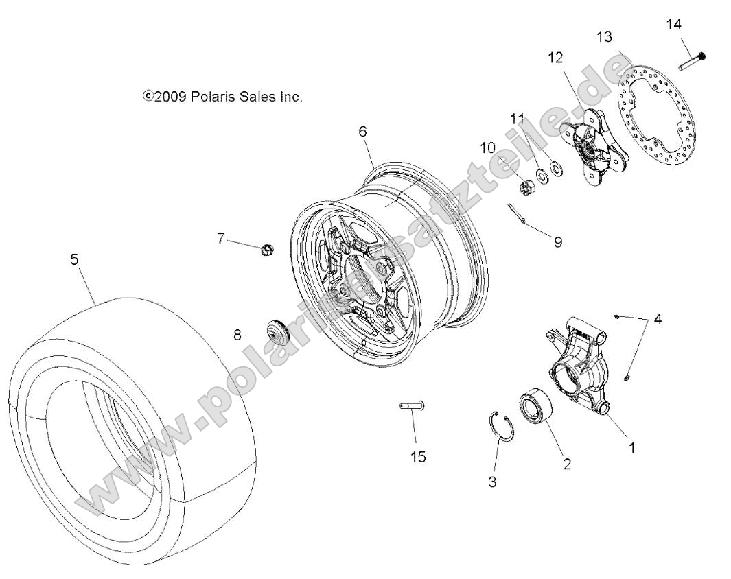 Wheels, Rear and Hub (A17SVT95C2)