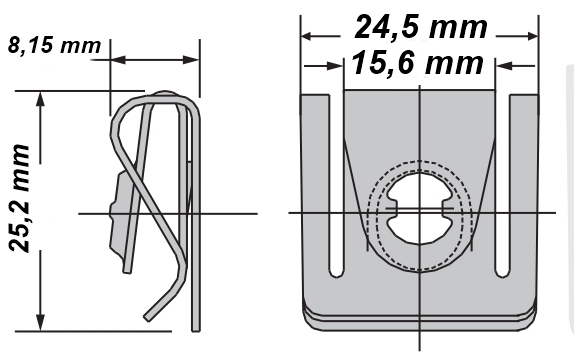 Racing Verkleidung Bügel Schnellverschluss Set