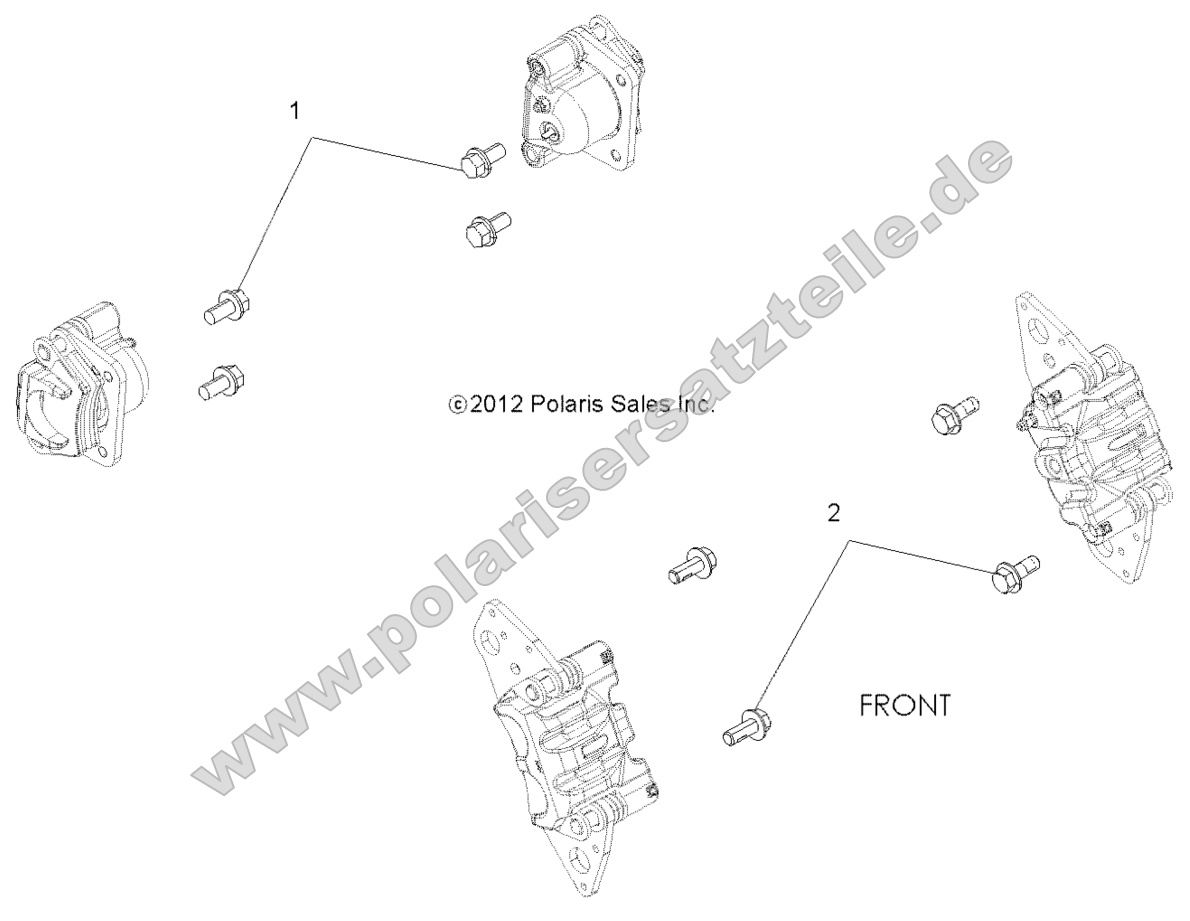 Brakes, Caliper Mounting