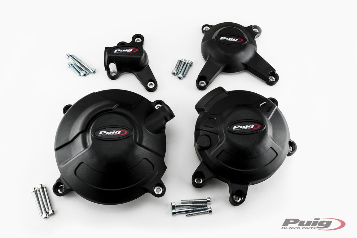 PUIG KIT 4 KAPPEN ENGINEABDECKUNG YAMAHA MT-09/MT-09 SP - 20128N