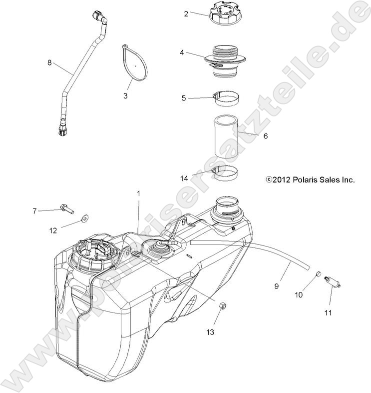 BODY, FUEL TANK BODY, FUEL TANK