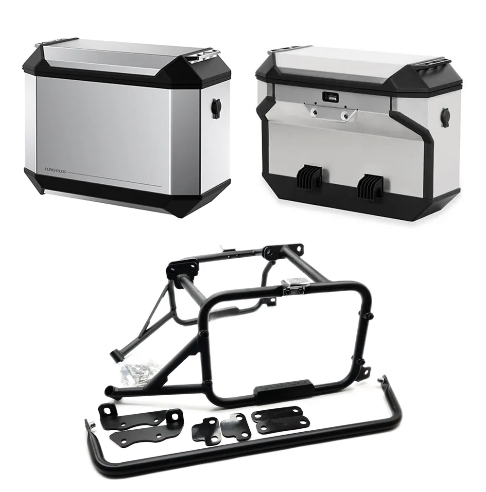 Furchtlos RANGER OFFSET Seitenkofferträger inkl. Seitenkoffer Set - KTM 1290 Super Adventure R /S 2021-24