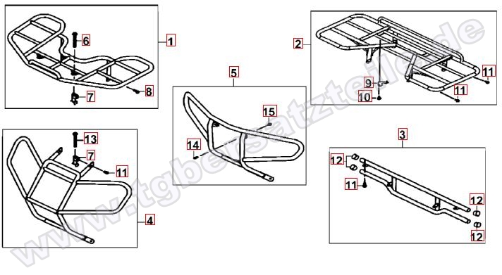 Gepäckträger vo. und hi.