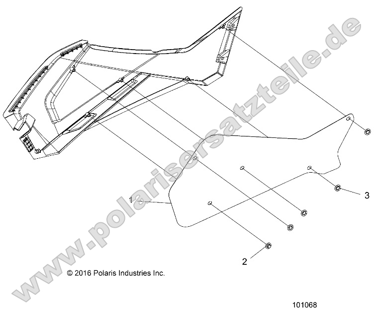 Body, Right Hand Side Panel Heat Shield and Hardware 2 Up Body, Right Hand Side Panel Heat Shield and Hardware 2 Up