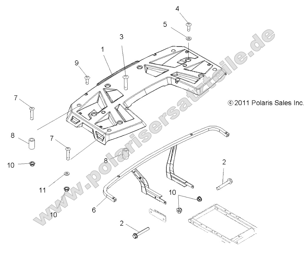 Body, Rear Rack Body, Rear Rack