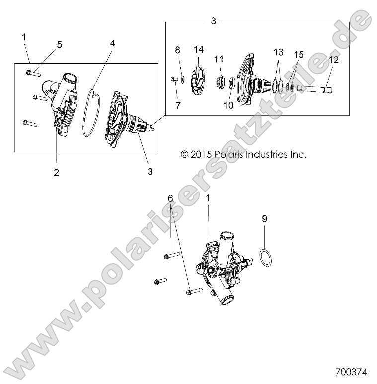 Engine, Cooling, Waterpump