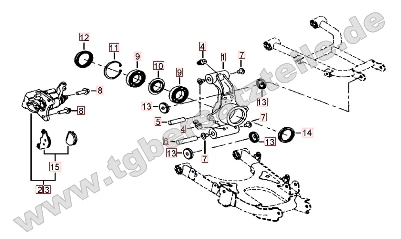 Hinterradachse Hinterradachse