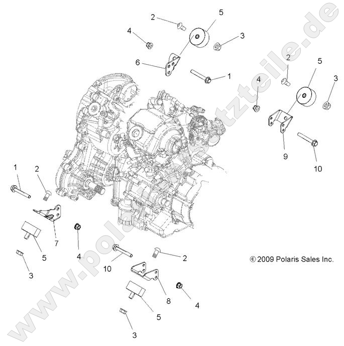 ENGINE, MOUNTING ENGINE, MOUNTING