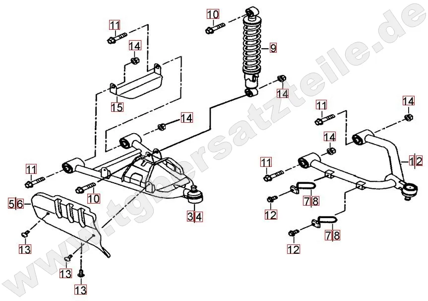 Federbein vorne Federbein vorne