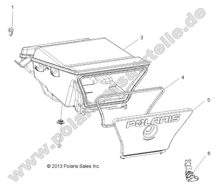 Body, Storage Box, Rear Body, Storage Box, Rear