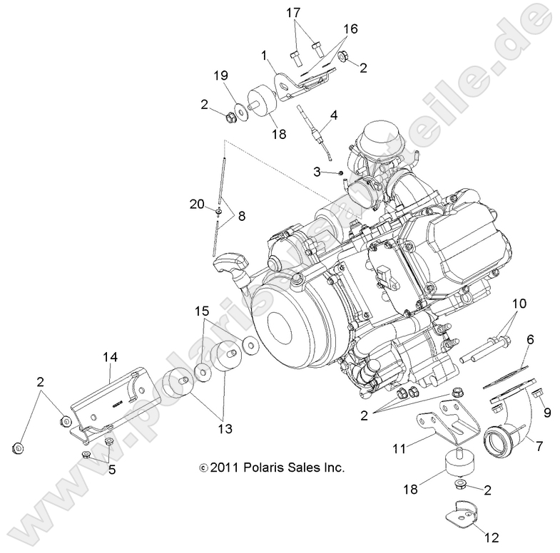 ENGINE, MOUNTING ENGINE, MOUNTING